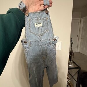 OshKosh B'gosh Blue Pinstriped Overalls 18m